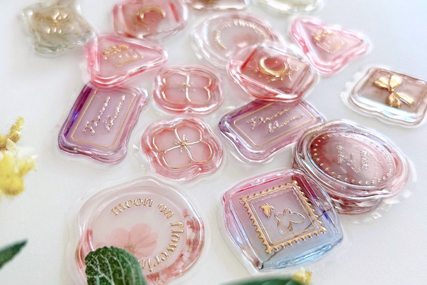 Q-Lia Sealing Dear Stickers - Memory - Pink