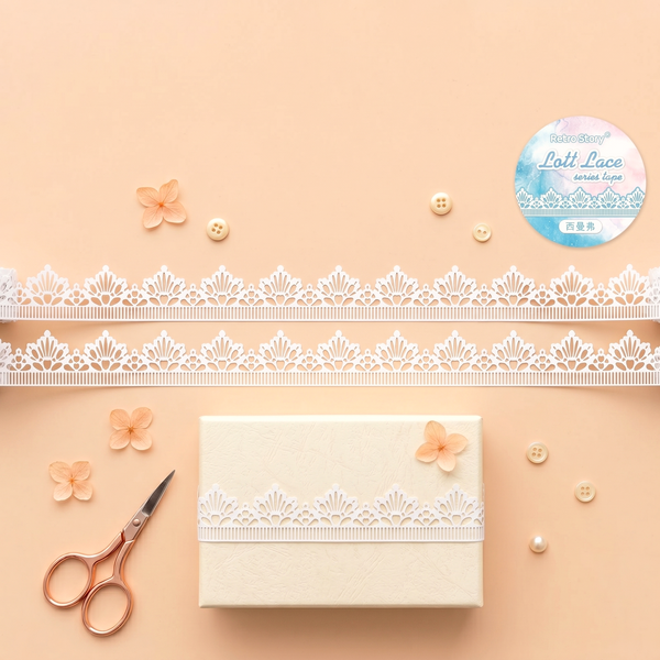 Retro Lace Die-Cut Masking Tapes