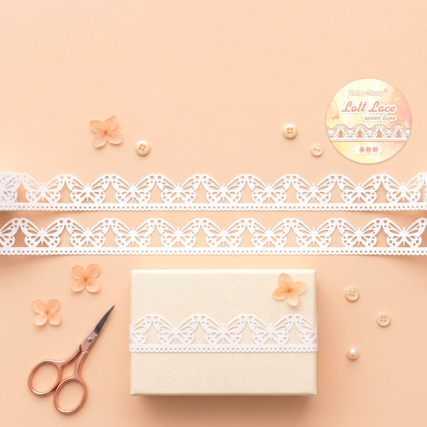 Retro Lace Die-Cut Masking Tapes