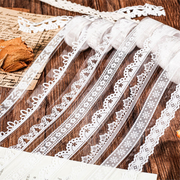 Retro Lace Die-Cut Masking Tapes