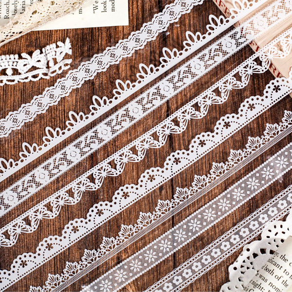 Retro Lace Die-Cut Masking Tapes