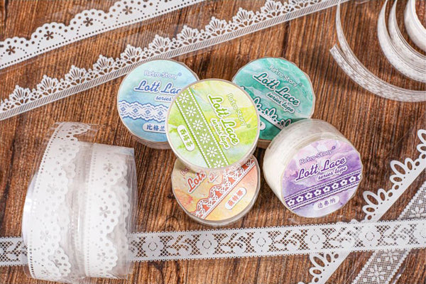 Retro Lace Die-Cut Masking Tapes