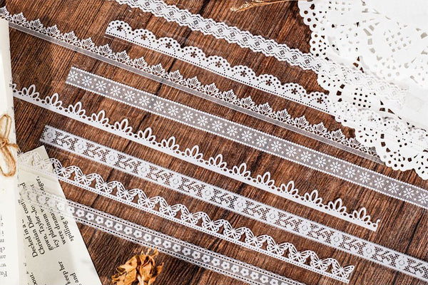 Retro Lace Die-Cut Masking Tapes