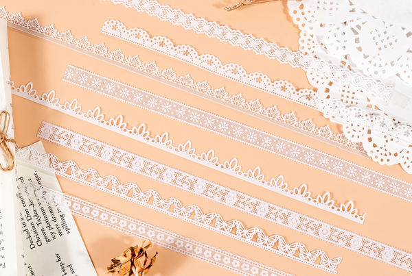 Retro Lace Die-Cut Masking Tapes
