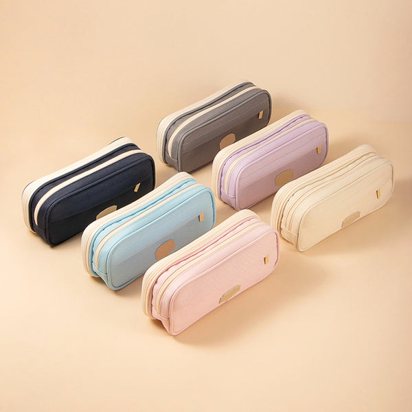 Retro Style Pastel Organizer Pencil Case