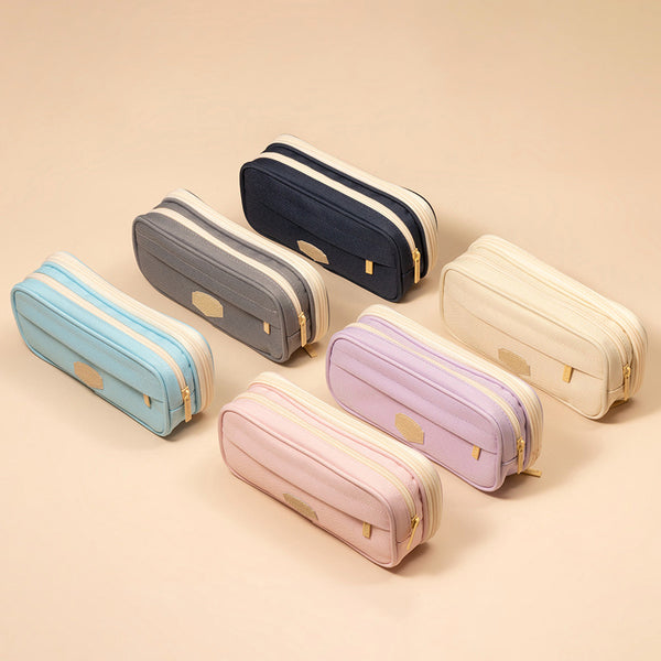 Retro Style Pastel Organizer Pencil Case