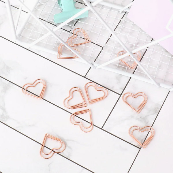 thumbnail image 2 of Scratch Painting Rose Gold Cross Paper Clips 100pcs - Metal Document Clamps For Office Organization Magic Reveal Activity Kit 2 of 10