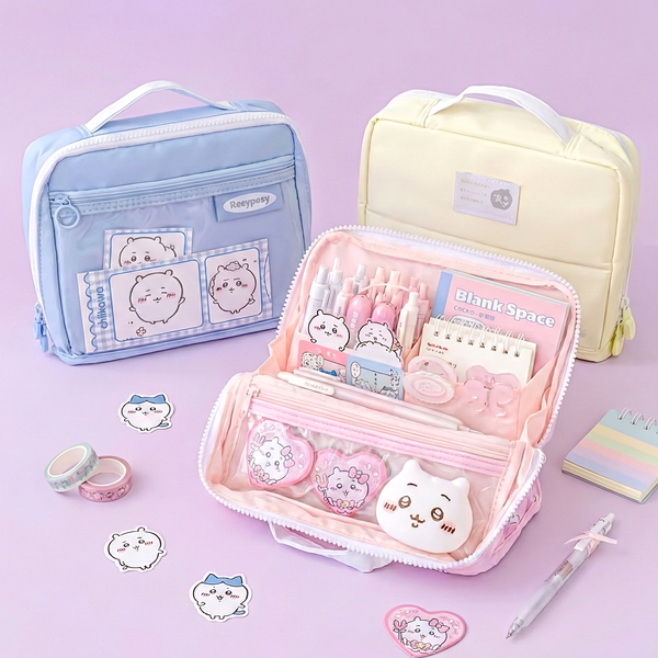 RosyPosy All-in-One Pencil Bag & Organizer Case