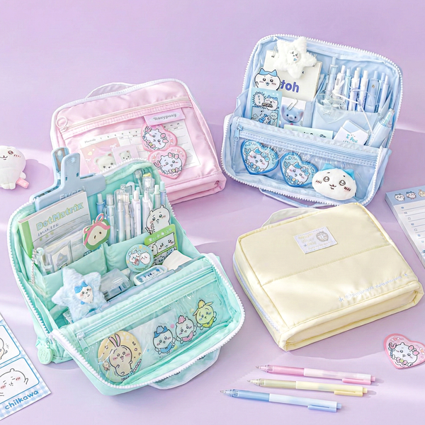 RosyPosy All-in-One Pencil Bag & Organizer Case