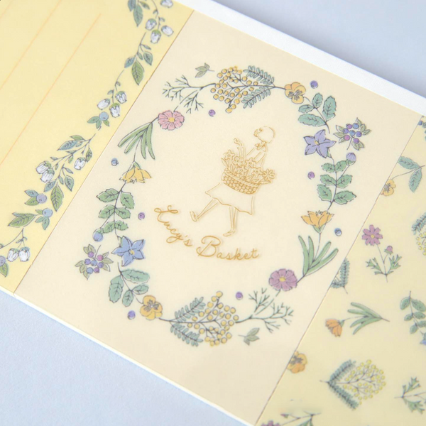 Ryu-Ryu Lucy's Basket Decorative Paper Set - Green