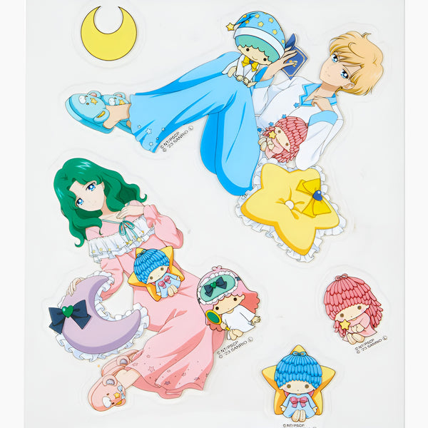 Sailor Moon Big Clear Sticker - Sailor Moon & Little Twin Stars - Limited Edition