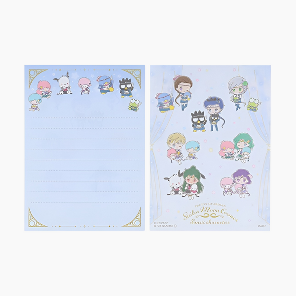 Sailor Moon Cosmos & Sanrio Characters Letter Set - Blue - Limited Edition