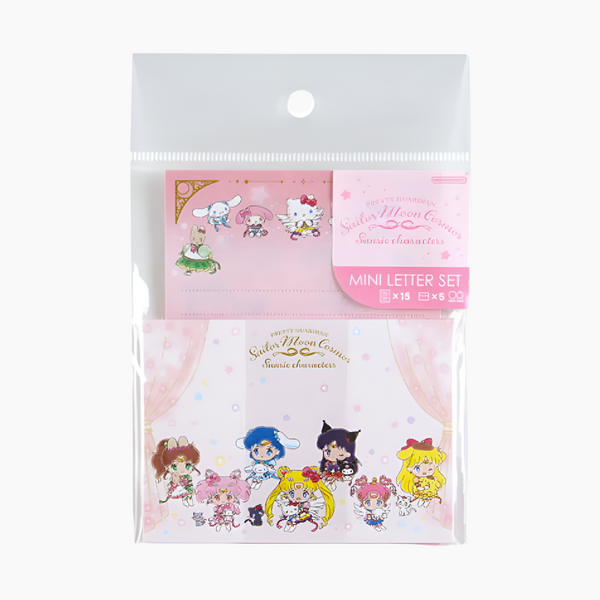 Sailor Moon Cosmos & Sanrio Characters Letter Set - Pink - Limited Edition