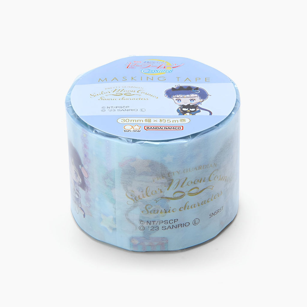 Sailor Moon Cosmos & Sanrio Characters Masking Tape - Blue - Limited Edition