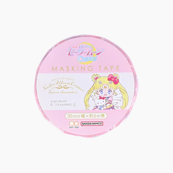 Sailor Moon Cosmos & Sanrio Characters Masking Tape - Pink - Limited Edition