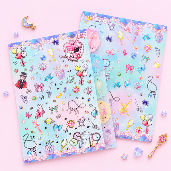 Sailor Moon Folder With Dividers - Blue - Limited Edition