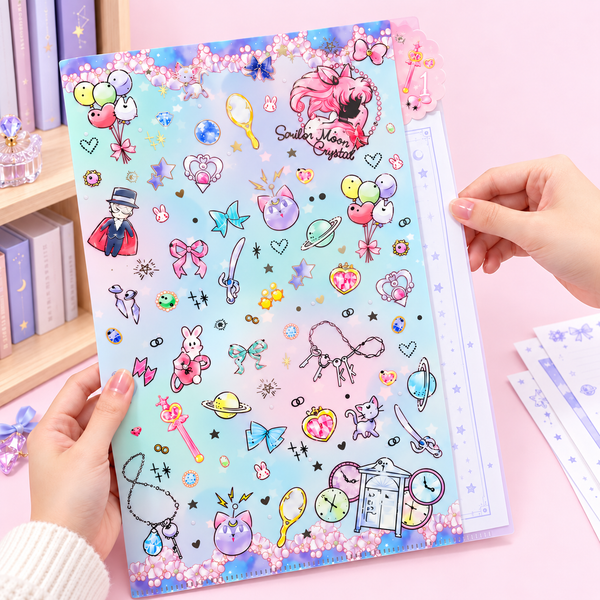 Sailor Moon Folder With Dividers - Blue - Limited Edition