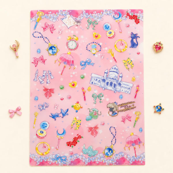 Sailor Moon Folder With Dividers - Pink - Limited Edition