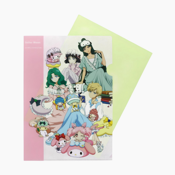 Sailor Moon & Sanrio A4 Clear Folder - Pink - Limited Edition