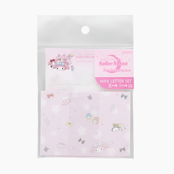 Sailor Moon & Sanrio Letter Set - Pink - Limited Edition
