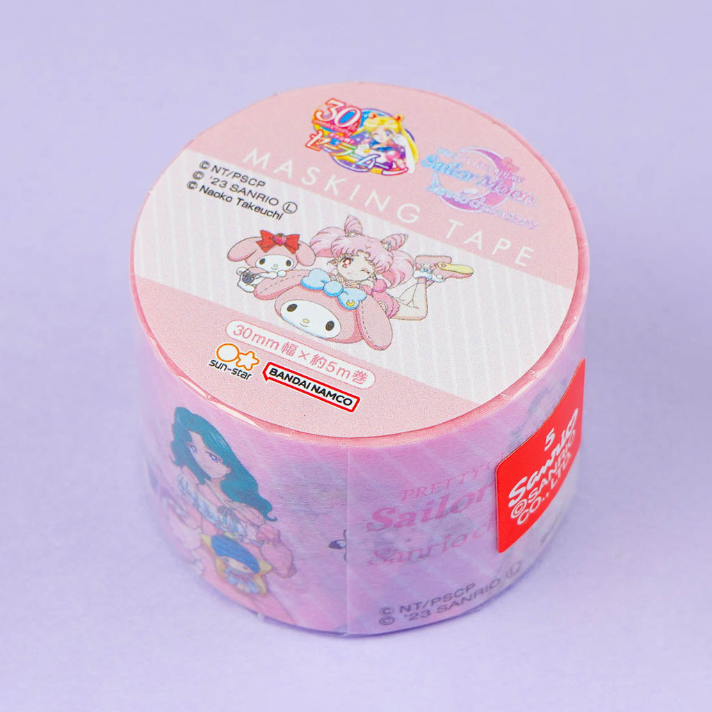 Sailor Moon & Sanrio Masking Tape - Pink - Limited Edition