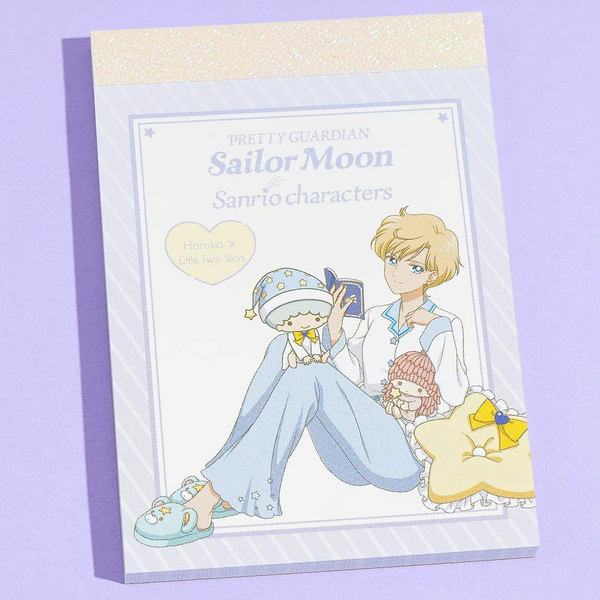Sailor Moon & Sanrio Memo Pad - Haruka & Little Twin Stars - Limited Edition