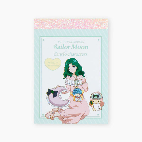 Sailor Moon & Sanrio Memo Pad - Michiru & Little Twin Stars - Limited Edition