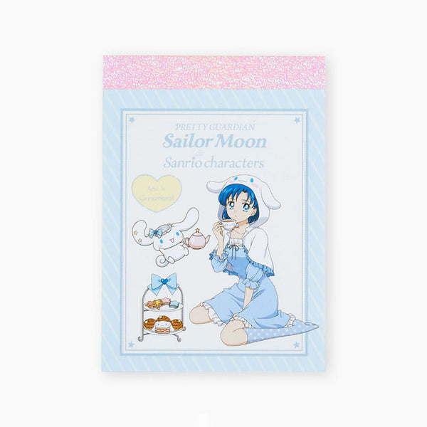 Sailor Moon & Sanrio Memo Pad - Ami Mizuno & Cinnamoroll - Limited Edition