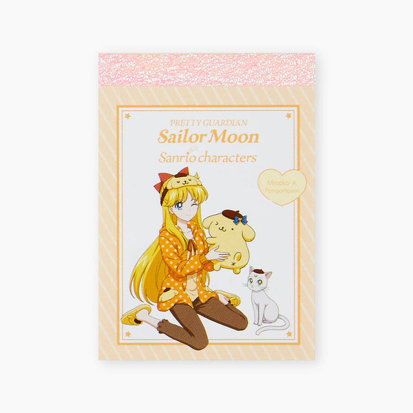 Sailor Moon & Sanrio Memo Pad - Minako & Pompompurin - Limited Edition