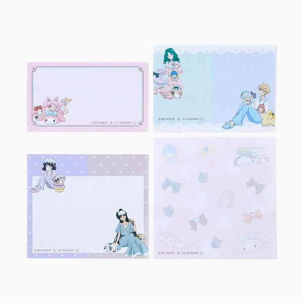 Sailor Moon & Sanrio Sticky Memo Set - Pink - Limited Edition