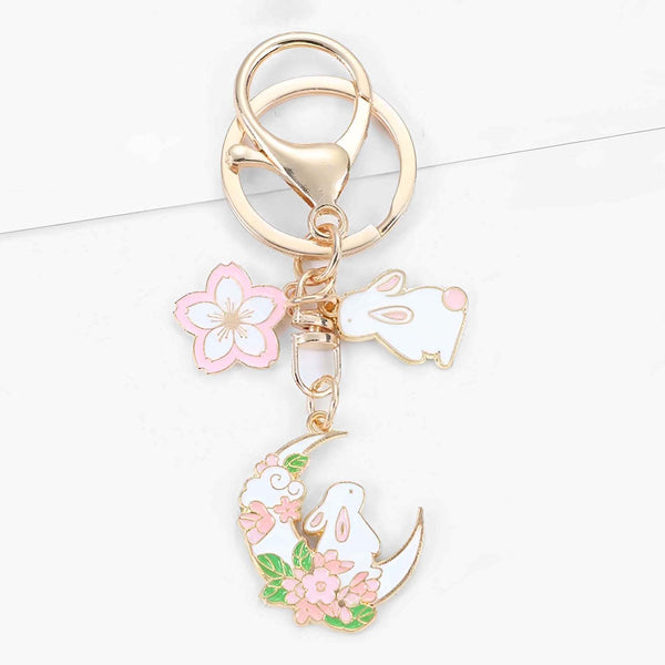 Sakura Bunny Keychain