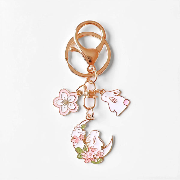 Sakura Bunny Keychain