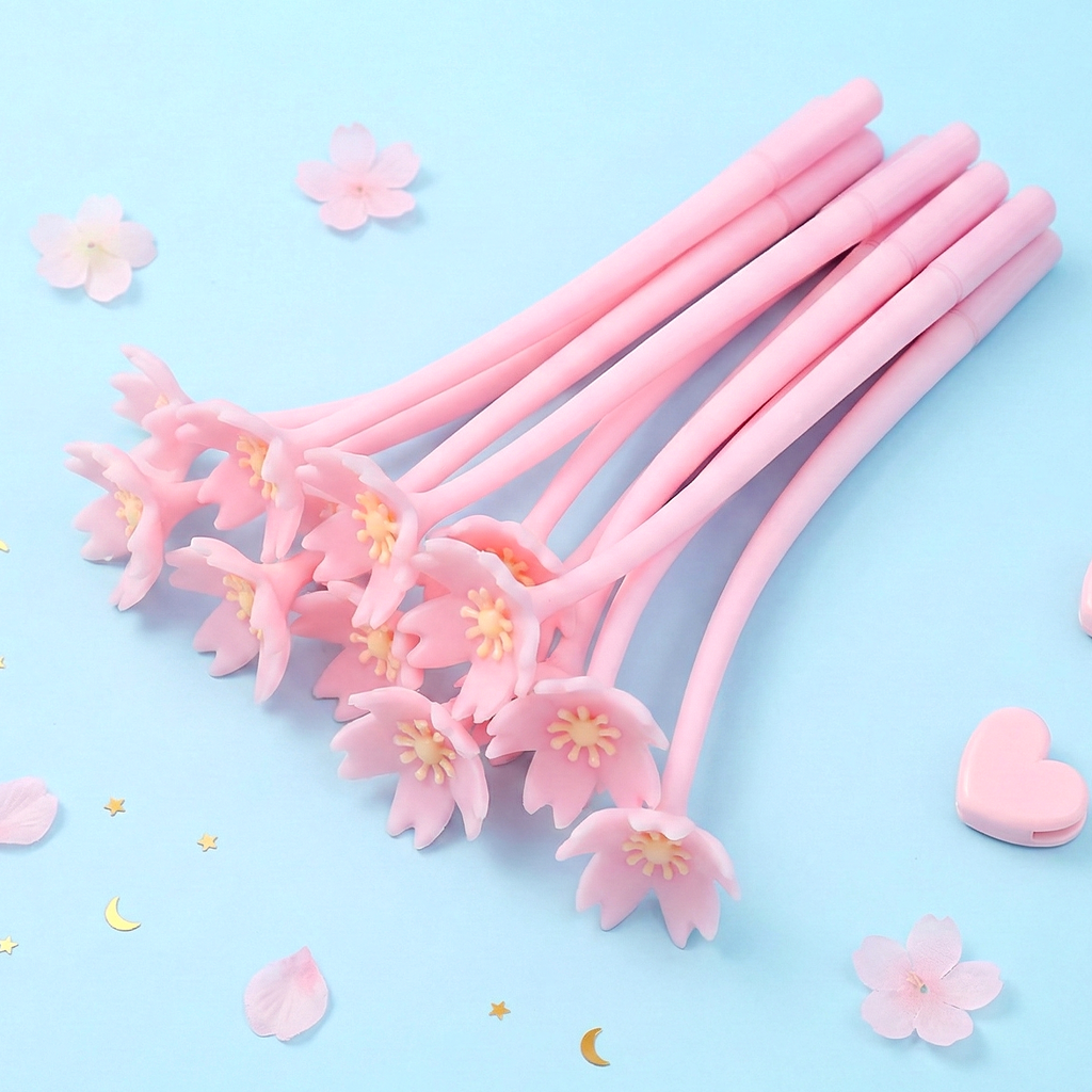 Sakura Flower Gel Pen | Kawaii Pen Shop