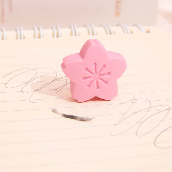 Sakura Shaped Eraser - Pack of 4