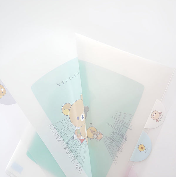 San-X Rilakkuma A4 Folder With Dividers