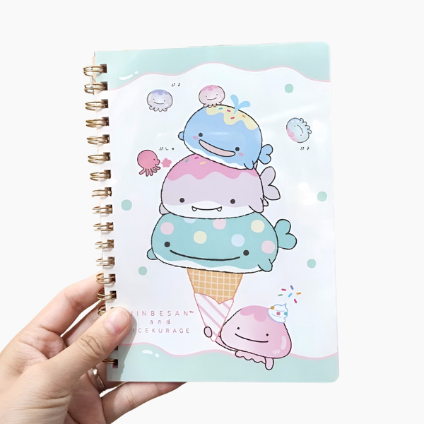 San-x Jinbesan Spiral Notebook - 2 Designs