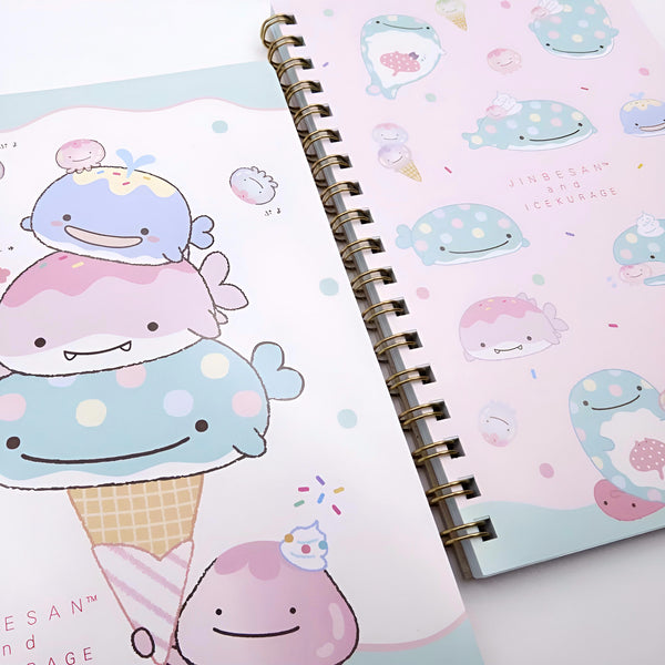 San-x Jinbesan Spiral Notebook - 2 Designs