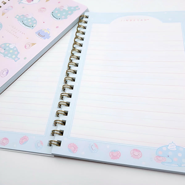 San-x Jinbesan Spiral Notebook - 2 Designs