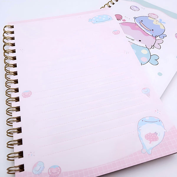 San-x Jinbesan Spiral Notebook - 2 Designs