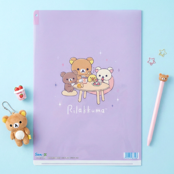 San-x Rilakkuma A4 Index Folder - Happy Meal