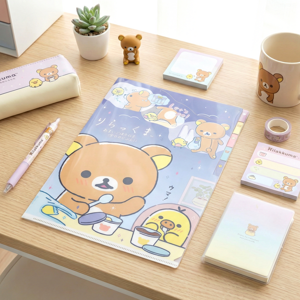 San-x Rilakkuma A4 Index Folder - Happy Meal