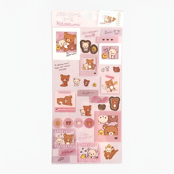 San-x Rilakkuma Frame Stickers