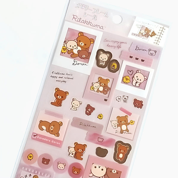 San-x Rilakkuma Frame Stickers