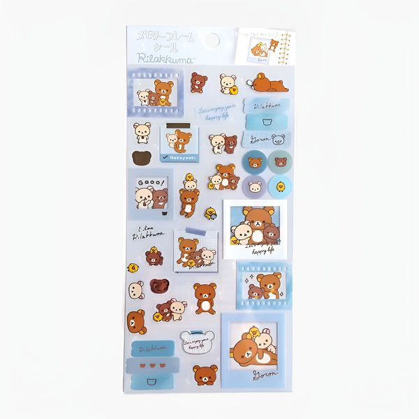 San-x Rilakkuma Frame Stickers