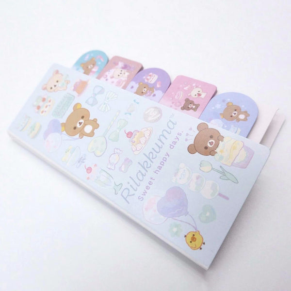 San-x Rilakkuma Index Sticky Notes - Happy Day