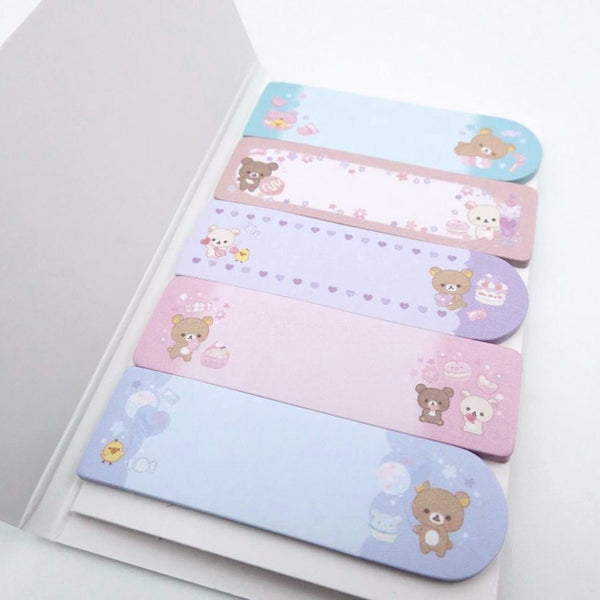 San-x Rilakkuma Index Sticky Notes - Happy Day