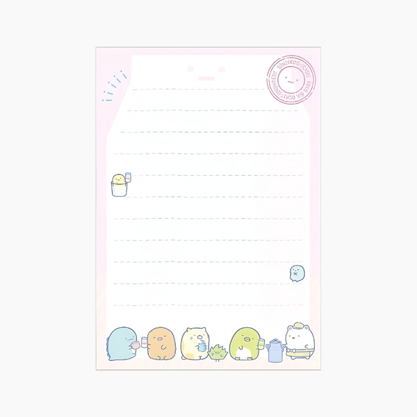 San-x Sumikko Gurashi Notepad - Milk Carton with Glitter