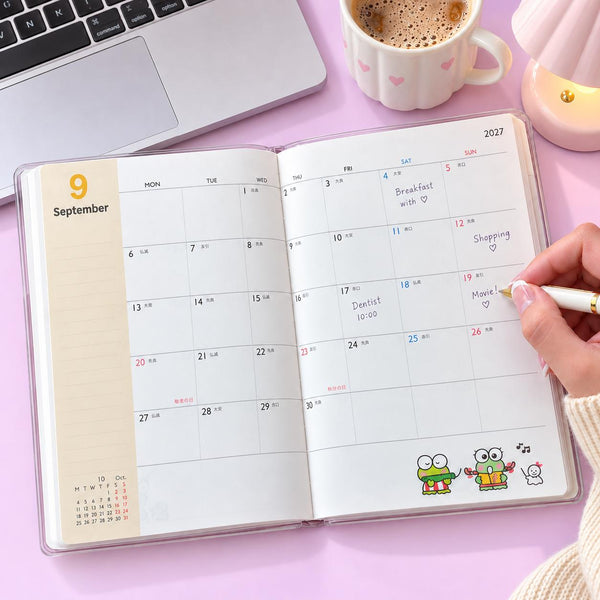Sanrio 2027 Schedule Book - Sanrio Characters - Mint