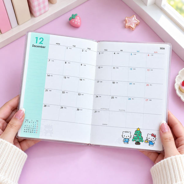Sanrio 2027 Schedule Book - Sanrio Characters - Mint