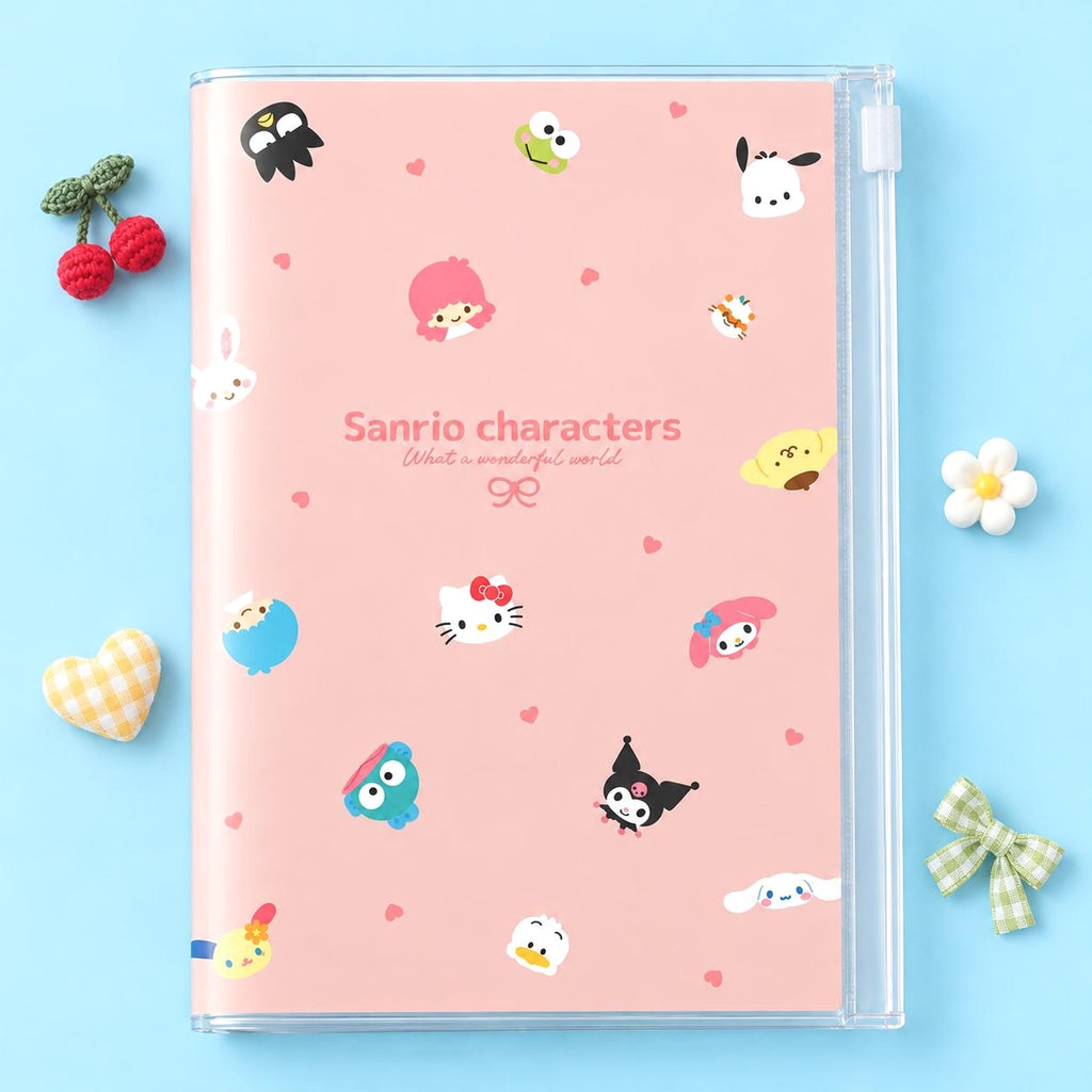 Sanrio 2027 Schedule Book - Sanrio Characters - Pink